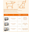 Heavy-Duty Dog Crate – Metal – Black – Double Removable Door, Easy Cleaning, Suitable for Small and Medium Dogs