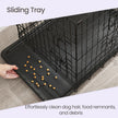 Foldable Dog Crate – Metal – Black – Extra Large with Removable Tray