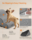 Dog Stairs – Waterproof PPS – Dove Grey – Gentle Slope with Anti-Slip Design