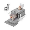 Stainless Steel Cat Litter Box - 60L - Stainless Steel - Flip Lid - 2 Doors
