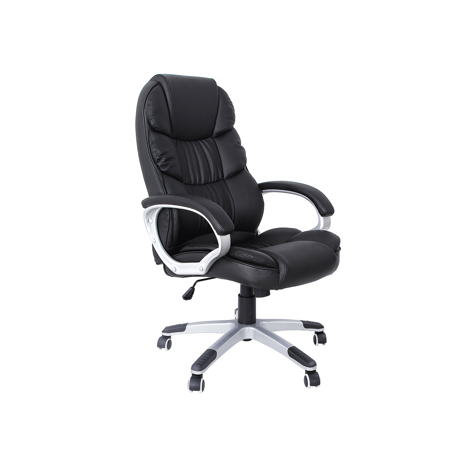 Executive Swivel Chair – PU Leather – Black – High Back with Tilt Function