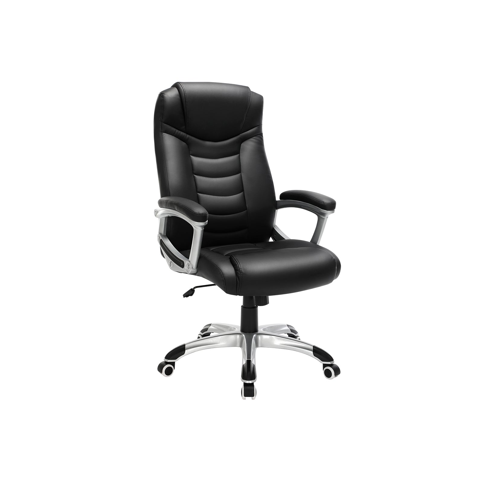 Ergonomic Office Chair – PU – Black – Height Adjustable, Durable and Stable
