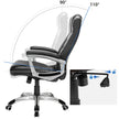 Ergonomic Office Chair – PU – Black – Height Adjustable, Durable and Stable