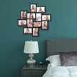 Picture Frame Collage – Wood – White – Wall Mounted for 12 Photos (4