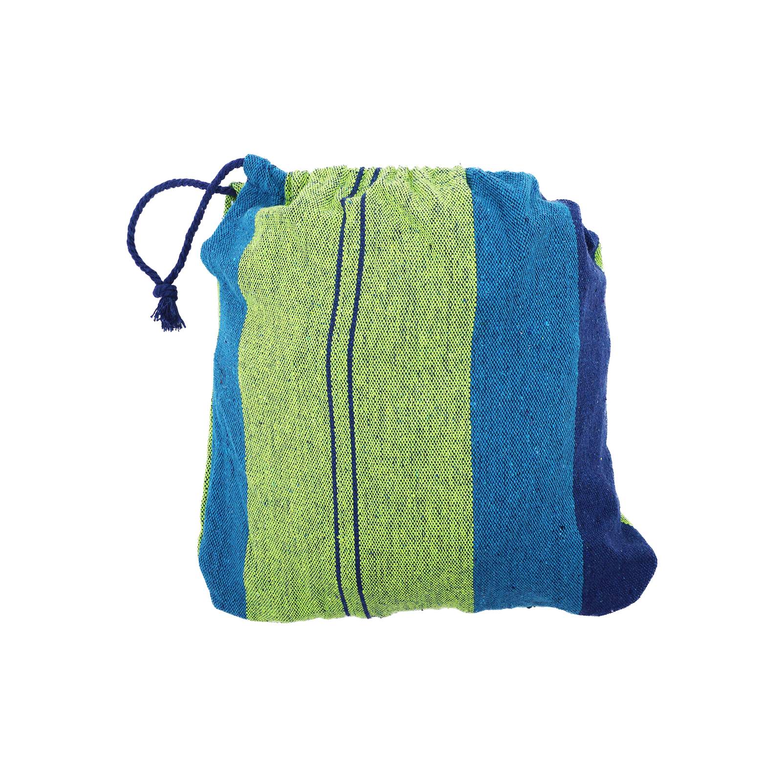 Portable Hammock – 70% Cotton – Multi-Color – Includes Two Pillows, Supports Up to 300 kg