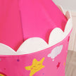 Playhouse Tent – Fabric – Pink and Yellow – Portable Pop Up Design for Indoor and Outdoor Use