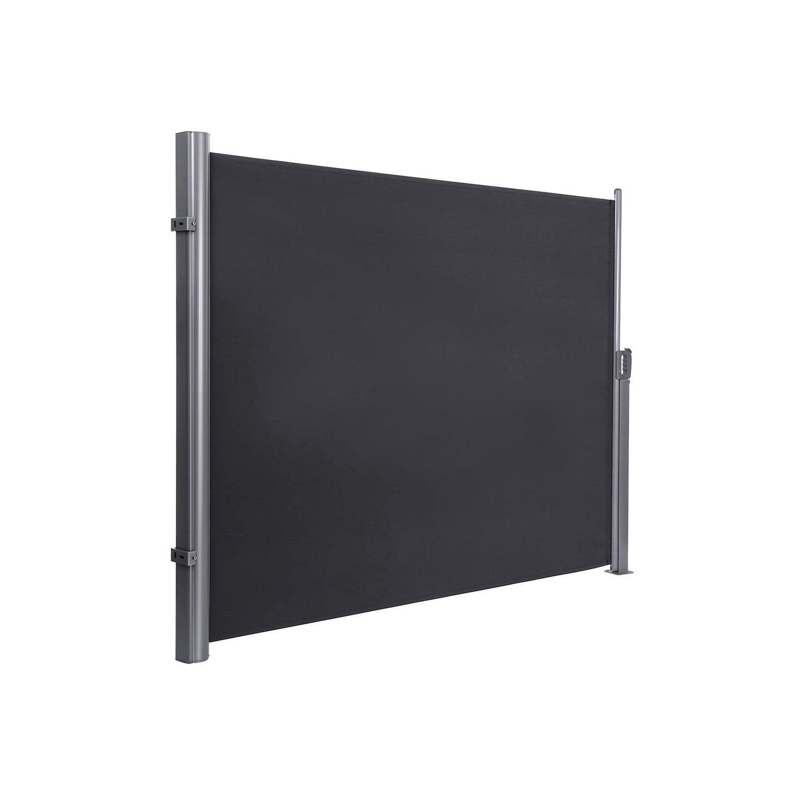 Retractable Side Awning – Fabric – Anthracite – Outdoor Privacy Protection 180 x 300 cm