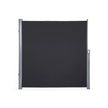 Retractable Side Awning – Fabric – Anthracite – Outdoor Privacy Protection 180 x 300 cm