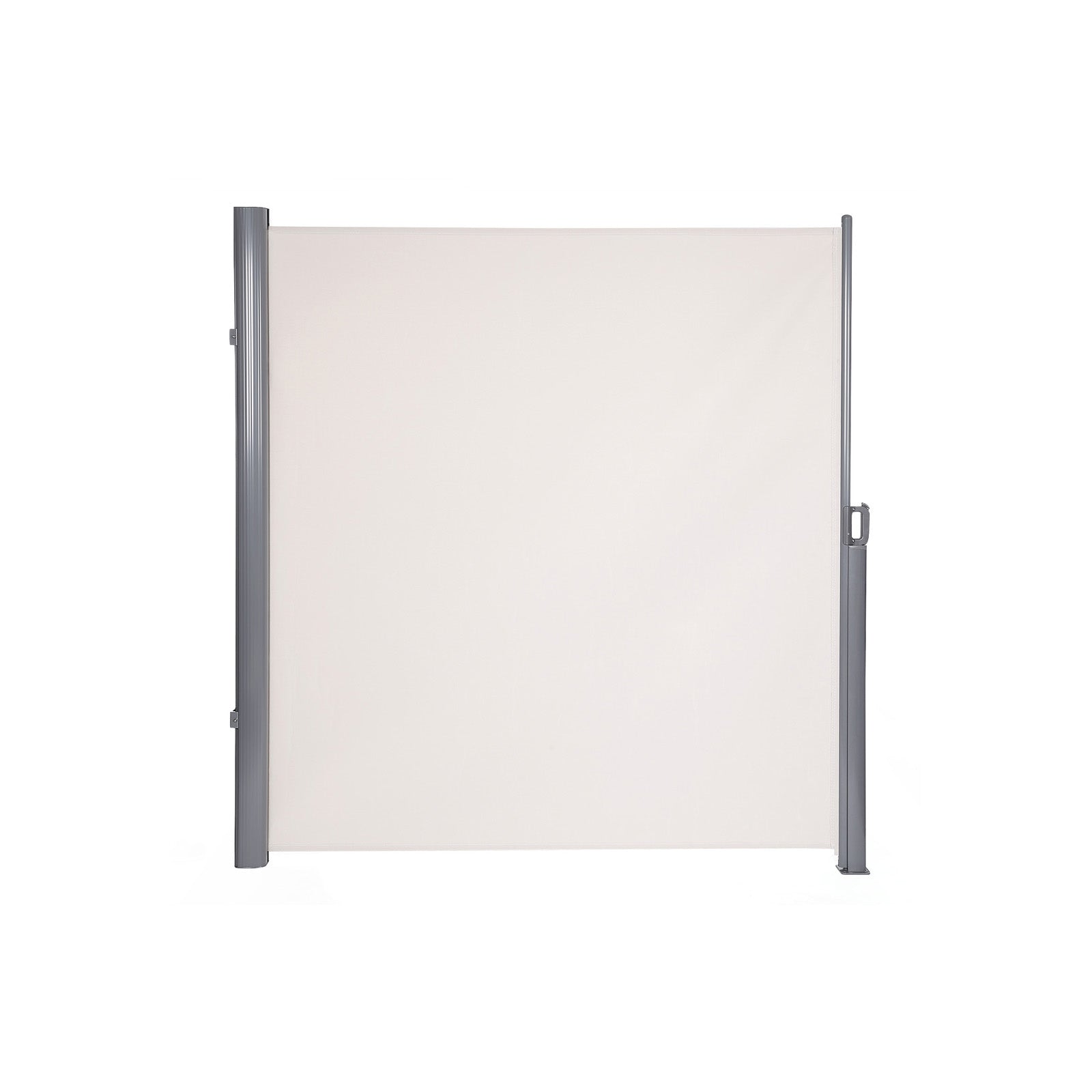 Side Awning – Aluminium – Smoke Grey – 180 x 350 cm Privacy Screen and Sun Shade