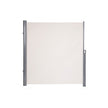 Side Awning – Aluminium – Smoke Grey – 180 x 350 cm Privacy Screen and Sun Shade