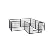 Heavy Duty Puppy Playpen – Metal – Black – 8 Panels, 80 x 60 cm