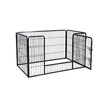 Puppy Playpen – Heavy Duty Metal – Black – Expandable 4-Panel Design