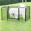 Puppy Playpen – Heavy Duty Metal – Black – Expandable 4-Panel Design