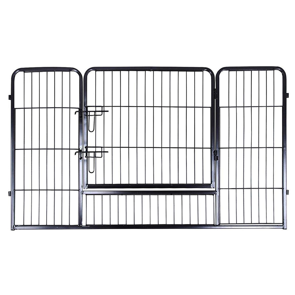 Puppy Playpen – Heavy Duty Metal – Black – Expandable 4-Panel Design