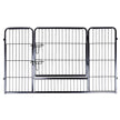 Puppy Playpen – Heavy Duty Metal – Black – Expandable 4-Panel Design