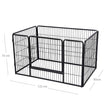 Puppy Playpen – Heavy Duty Metal – Black – Expandable 4-Panel Design