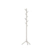Coat Stand – Solid Wood – Black – Free Standing with 8 Hooks and Adjustable Height
