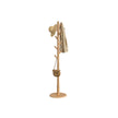 Coat Rack – Solid Wood – Cloud White – 8 Hooks for Entryway and Hallway