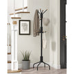 Coat Stand – Metal – Black – 12 Hooks for Coats, Jackets, and Bags