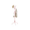 Coat Stand – Metal – Jelly Pink – 12 Hooks, 4 Legs