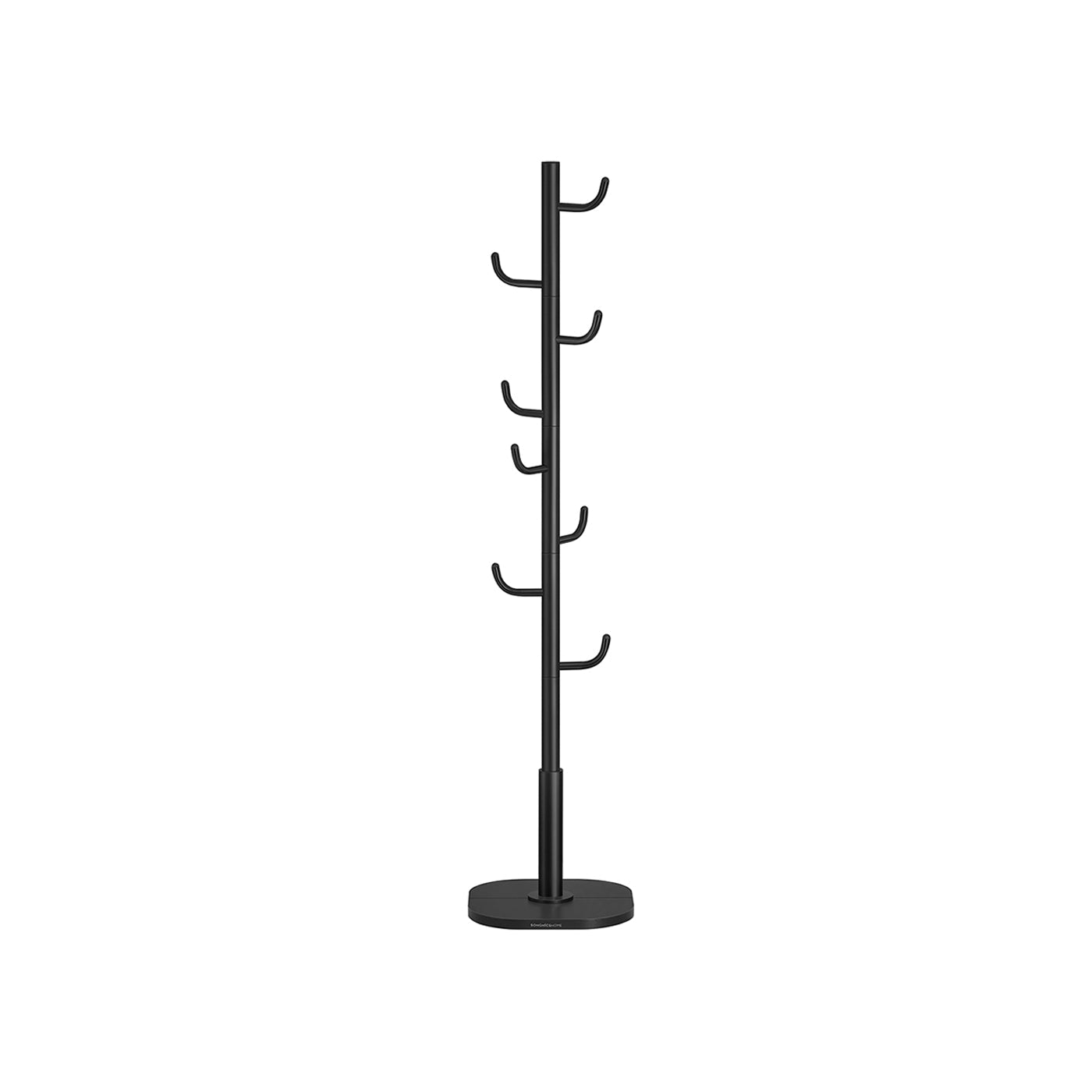 Cactus-Shaped Coat Rack – Metal – Cloud White – 8 Sturdy Hooks