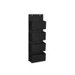Over-the-Door Organizer – Fabric – Black – 4 Pocket Space-Saving Storage Solution