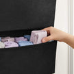 Over-the-Door Organizer – Fabric – Black – 4 Pocket Space-Saving Storage Solution