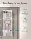 Over-Door Storage Organiser – Fabric – Cloud White – 4 Pockets
