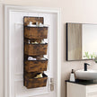Over-Door Storage Organiser – Fabric – Black – 4 Pocket Design