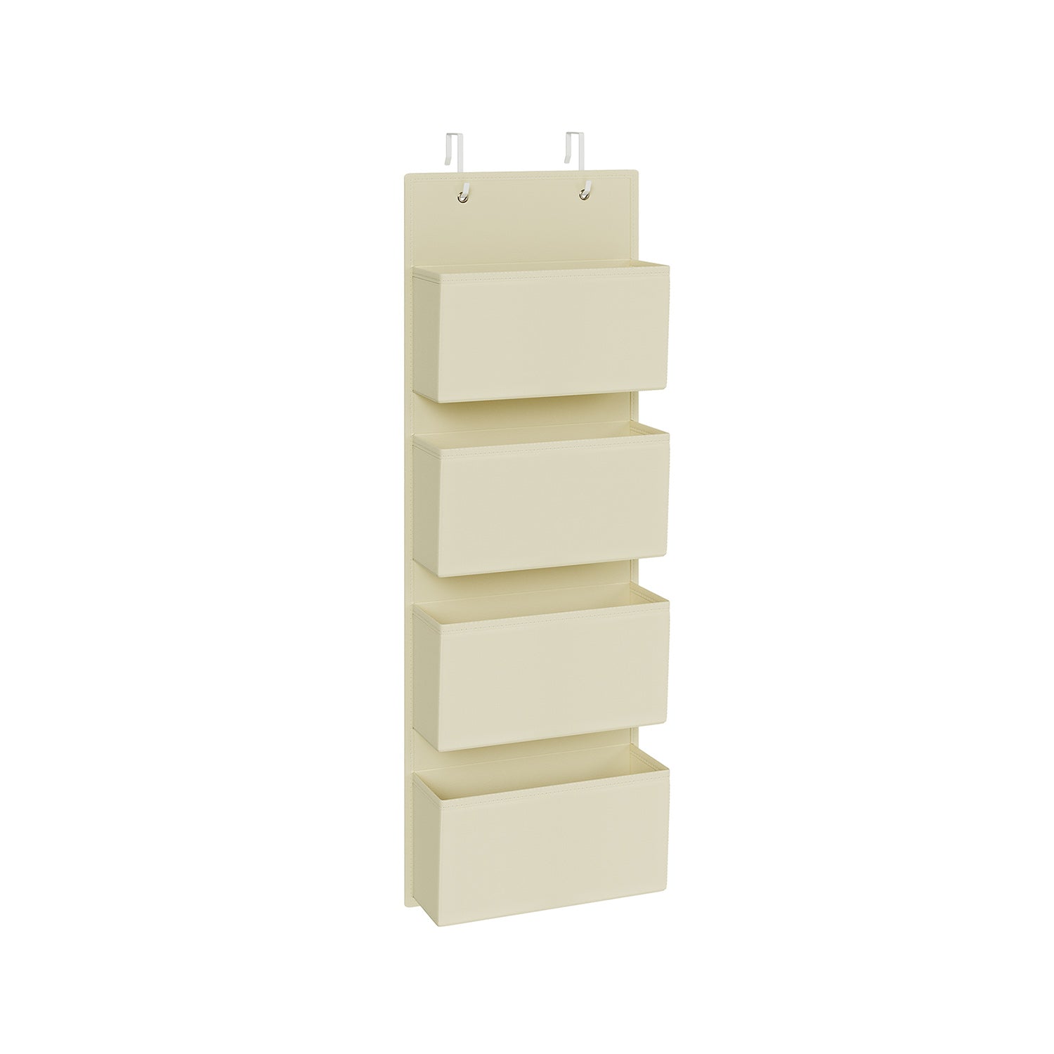 Over-Door Storage Organiser – Fabric – Sand Beige – 4 Pocket Design