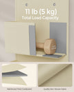 Over-Door Storage Organiser – Fabric – Sand Beige – 4 Pocket Design
