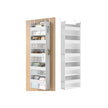 Over the Door Organiser – Transparent Nylon Mesh – Cloud White – 5 Large Pockets