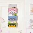 Over-the-Door Organizer – Fabric – Multicolor – Animal Theme with 3 Pockets and 2 Hooks