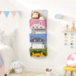 Over-the-Door Organizer – Fabric – Multicolor – Animal Theme with 3 Pockets and 2 Hooks
