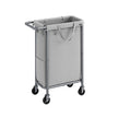 Laundry Basket – Steel Frame – Dove Grey – 90L Capacity with Removable Liner and Wheels