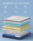 Hybrid Mattress - 90L - Pocket Springs, Gel Memory Foam - Medium Firm, Motion Isolation
