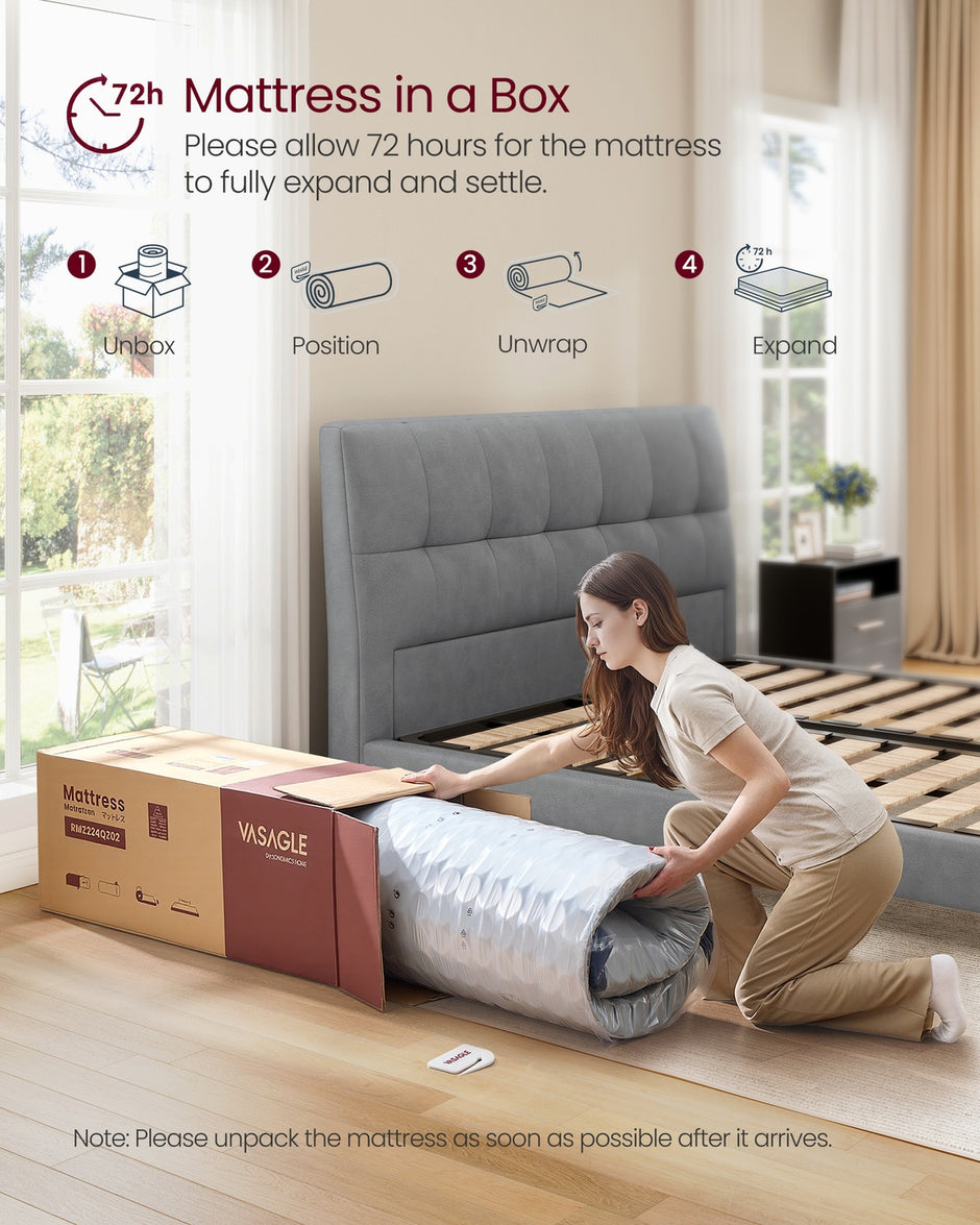 Hybrid Mattress - 90L - Pocket Springs, Gel Memory Foam - Medium Firm, Motion Isolation