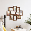 Collage Picture Frames – MDF – White – Wall Mounted for 10 Photos (4x6)