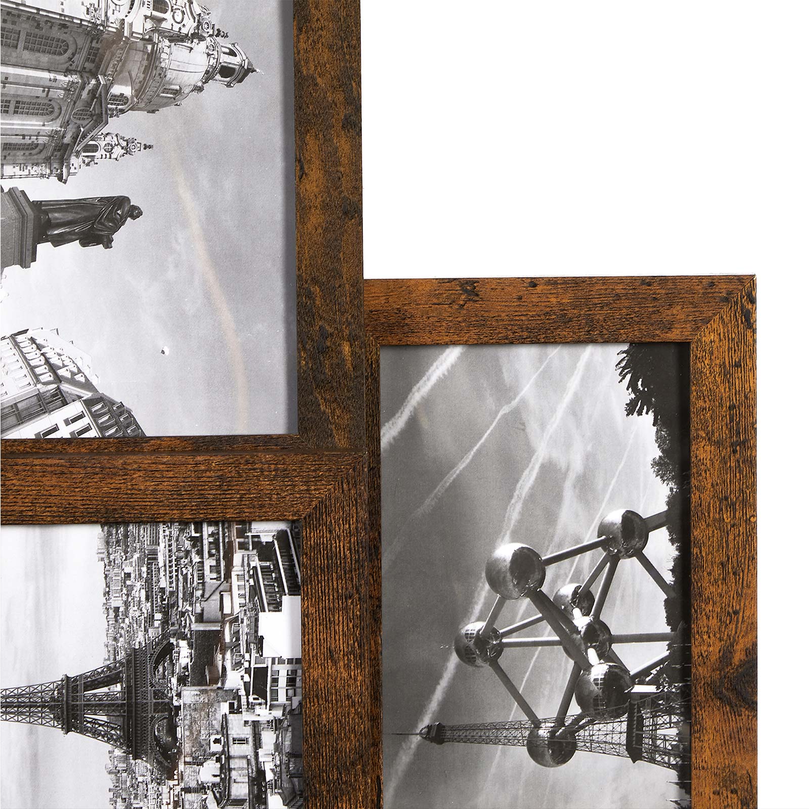 Collage Picture Frames – MDF – White – Wall Mounted for 10 Photos (4x6)