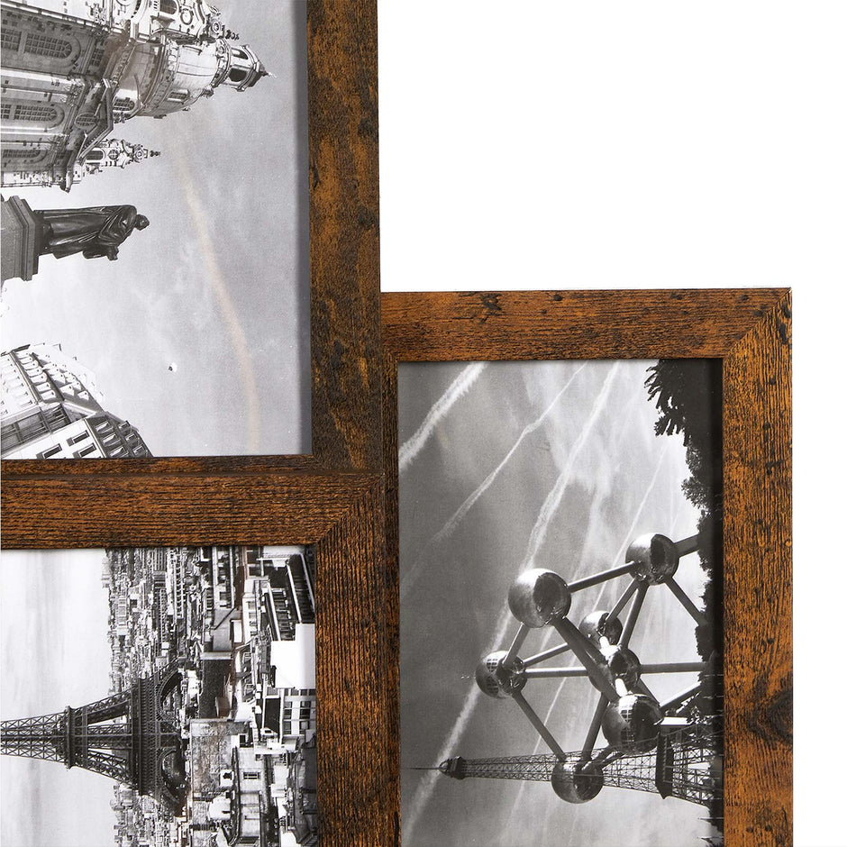 Collage Picture Frames – MDF – White – Wall Mounted for 10 Photos (4x6)