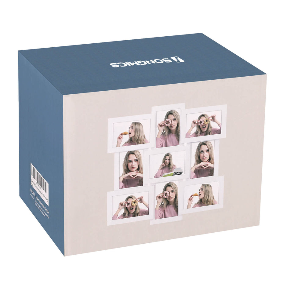 Picture Frame Collage – MDF – White – Holds 9 Photos (10 x 15 cm)
