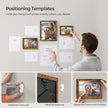 Picture Frame Set – MDF and Glass – Rustic Brown – Includes 10 Frames with Mats for Versatile Display