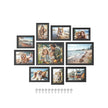 Picture Frames Set – MDF and Glass – Various Sizes – Includes 16 Mats and 12 Non-Trace Nails