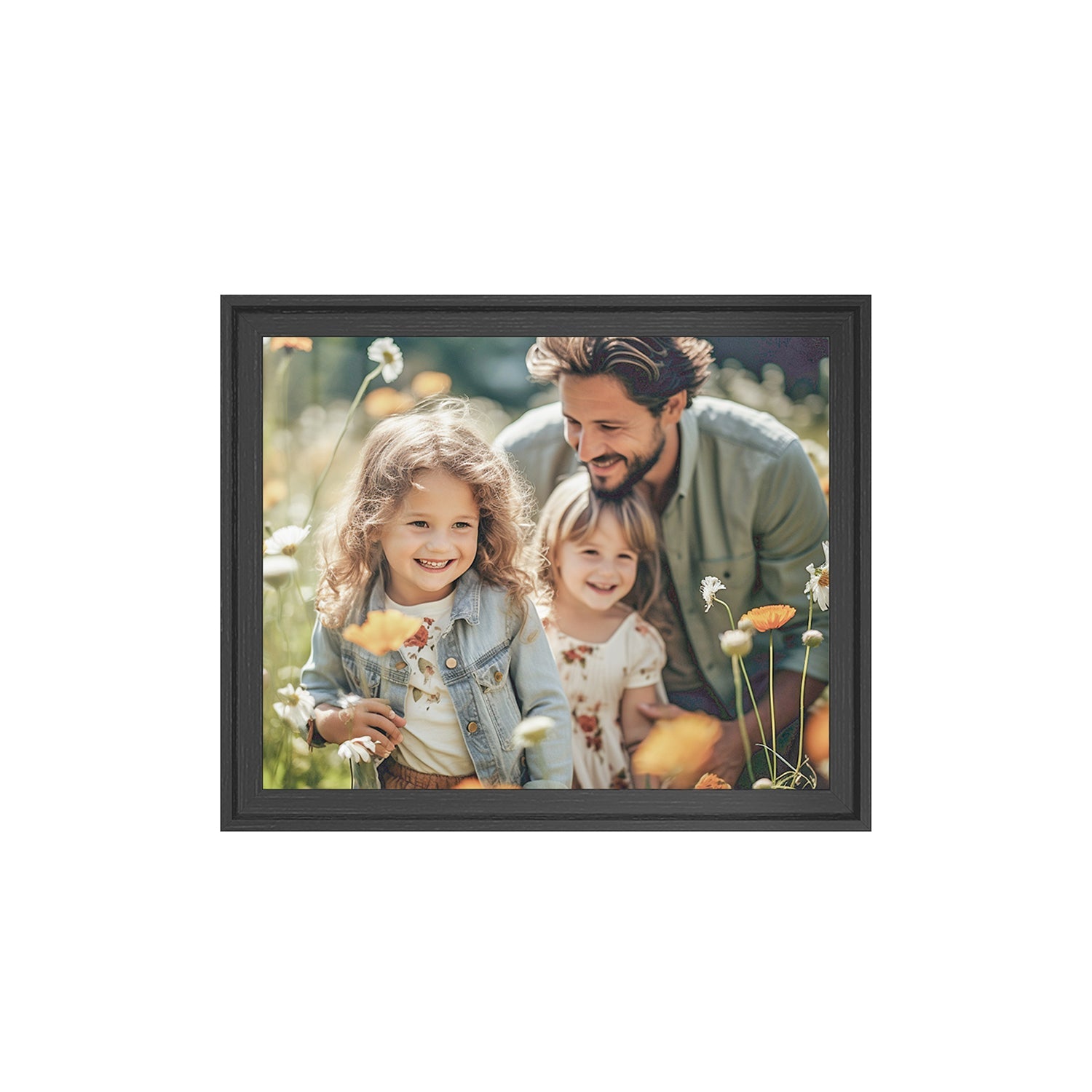 Picture Frame Set – MDF and Glass – Multi-Color – Includes 16 Mats and 12 Non-Trace Nails for Versatile Display