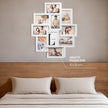 Collage Picture Frame – MDF – Cloud White – 10-Opening for Wall Decor