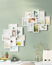 Collage Picture Frame – MDF – Cloud White – 10-Opening for Wall Decor