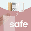 Collage Photo Frame – Glass – Cloud White – 12 Openings for 4x6 Photos