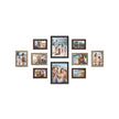 Picture Frame Set – RPF310H – Maroon Brown Heather Greige Ash Black – Set of 10 Various Sizes