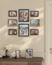 Picture Frame Set – RPF310H – Maroon Brown Heather Greige Ash Black – Set of 10 Various Sizes