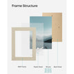 Set of 10 Photo Frames – Plastic – Black – Assorted Sizes
